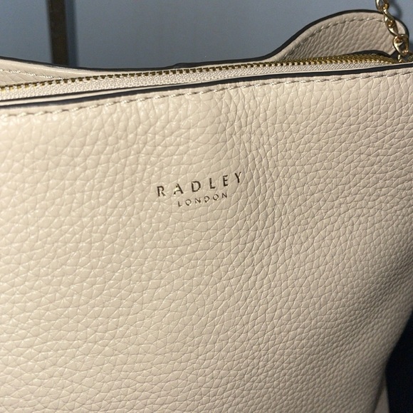 RADLEY LONDON Handbag Dukes Place Leather Multi Comp LIGHT/PASTEL AUTHENTIC NWT - Picture 4 of 11